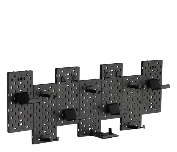 Spacetronik Modułowa tablica z uchwytami - czarny - 1171381 - zdjęcie